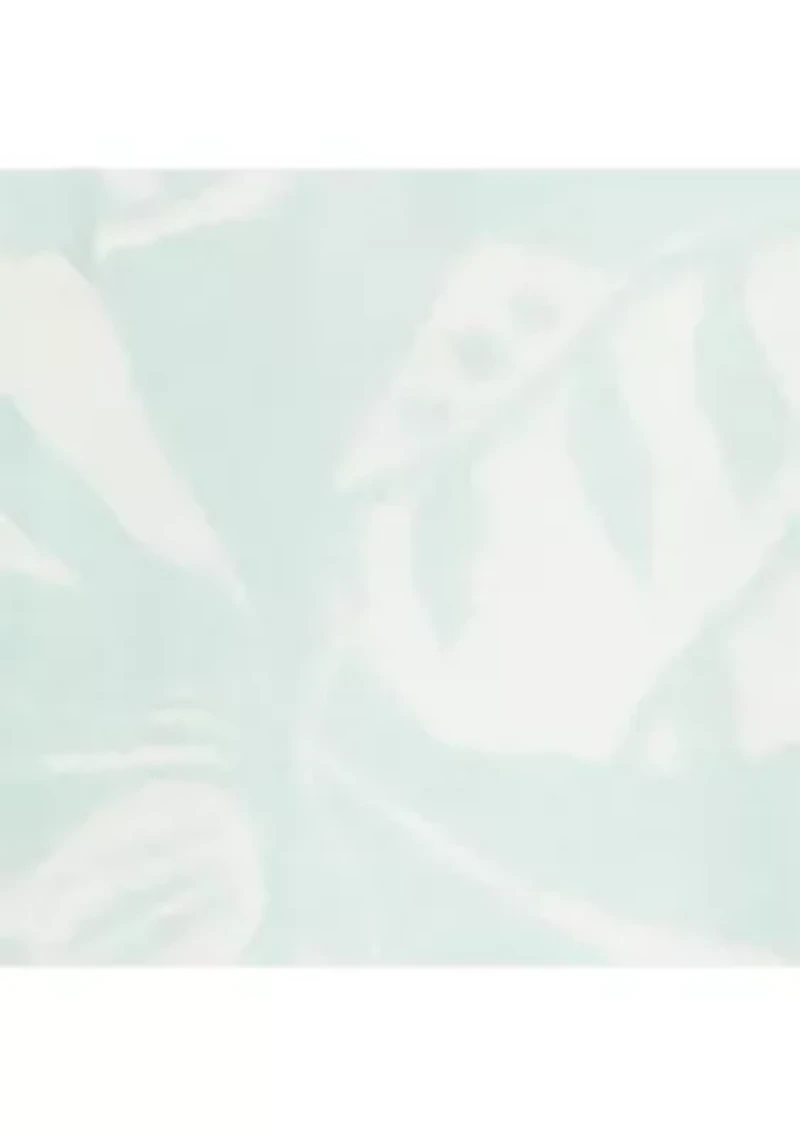 Men's Short Sleeve Linen Blend Printed Shirt