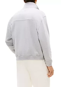 Men's Flag Quarter Zip Sweater