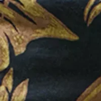 Men's Linen Floral Pull On Shorts