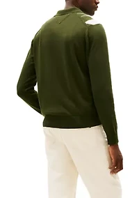 Men's Argyle Rugby Sweater