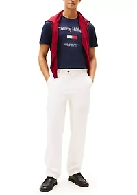 Men's Embroidered Flag T-Shirt
