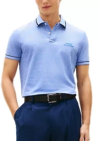 Men's Oxford Two Tone Polo Shirt