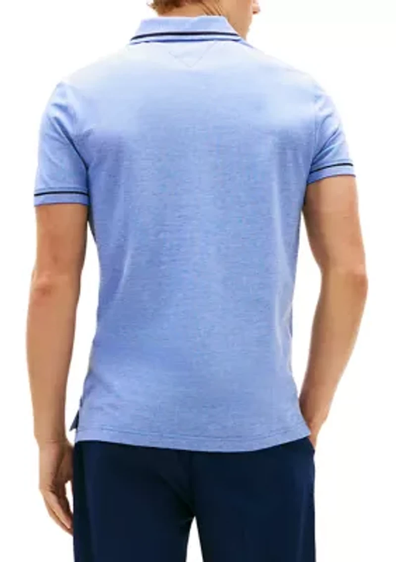 Men's Oxford Two Tone Polo Shirt