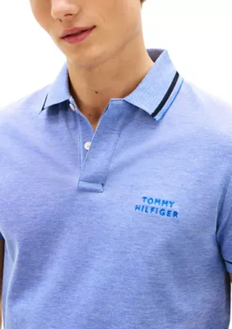 Men's Oxford Two Tone Polo Shirt