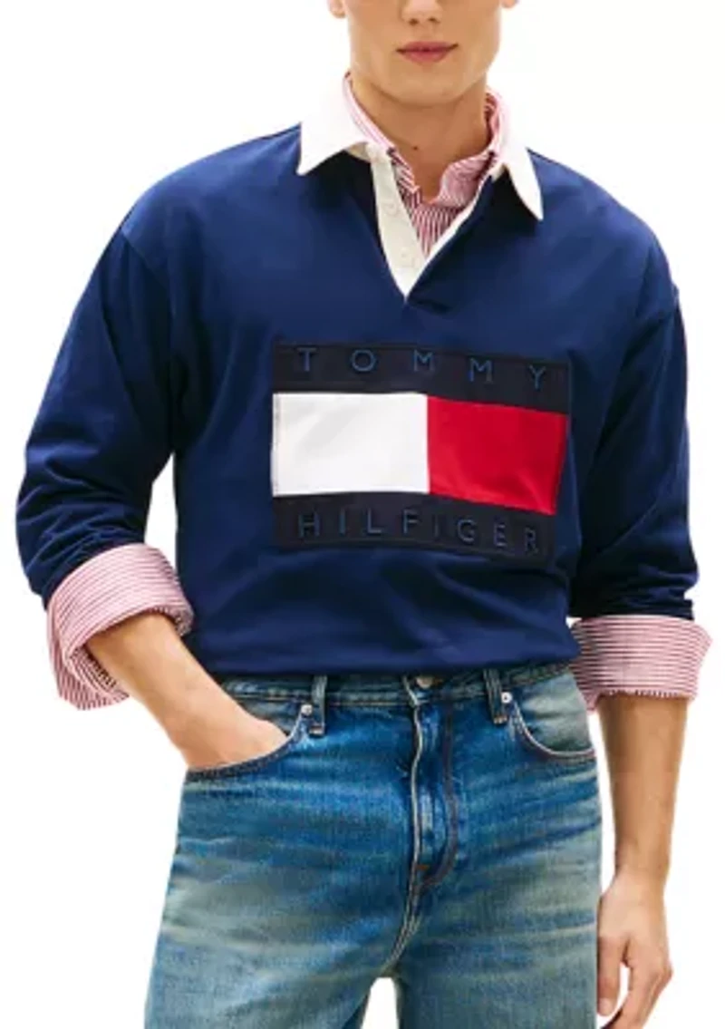 Men's Flag Rugby Long Sleeve Shirt