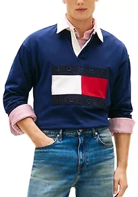 Men's Flag Rugby Long Sleeve Shirt