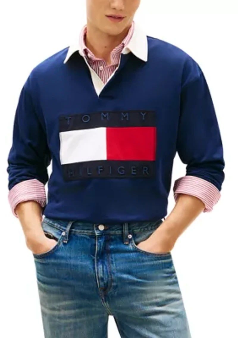 Men's Flag Rugby Long Sleeve Shirt