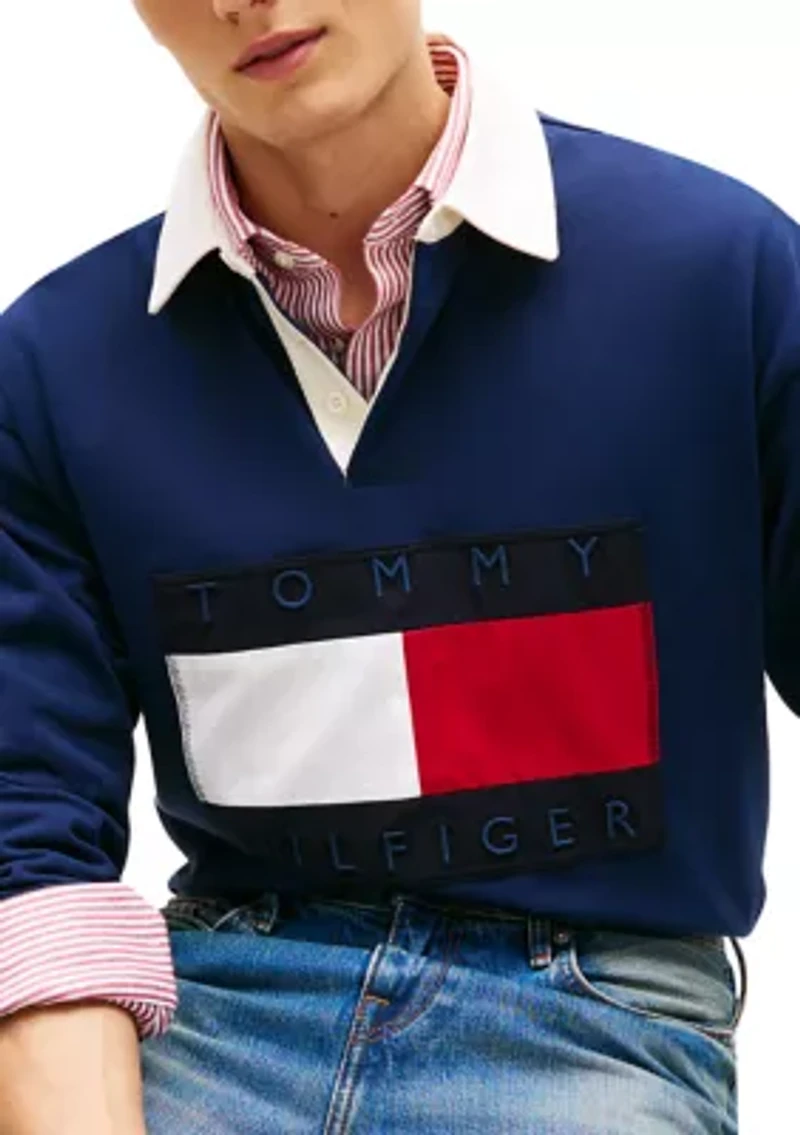 Men's Flag Rugby Long Sleeve Shirt