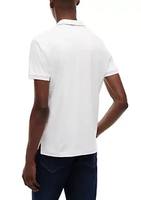 Men's Tipped Slim Polo Shirt