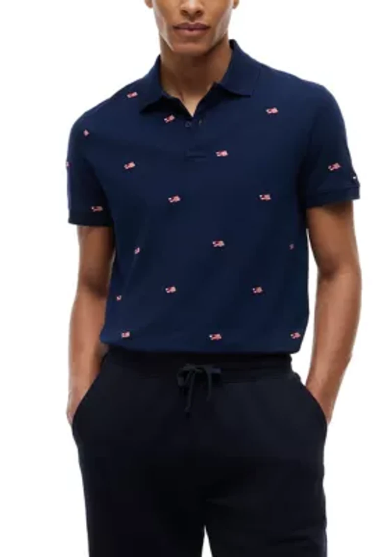 Men's Embroidered Polo Shirt