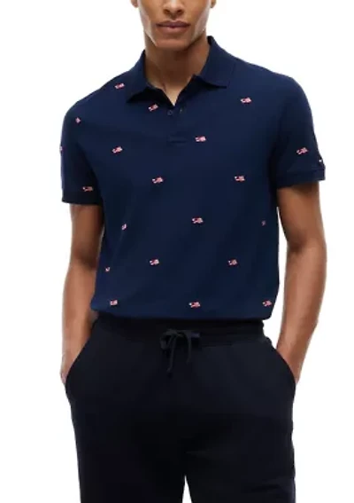 Men's Embroidered Polo Shirt