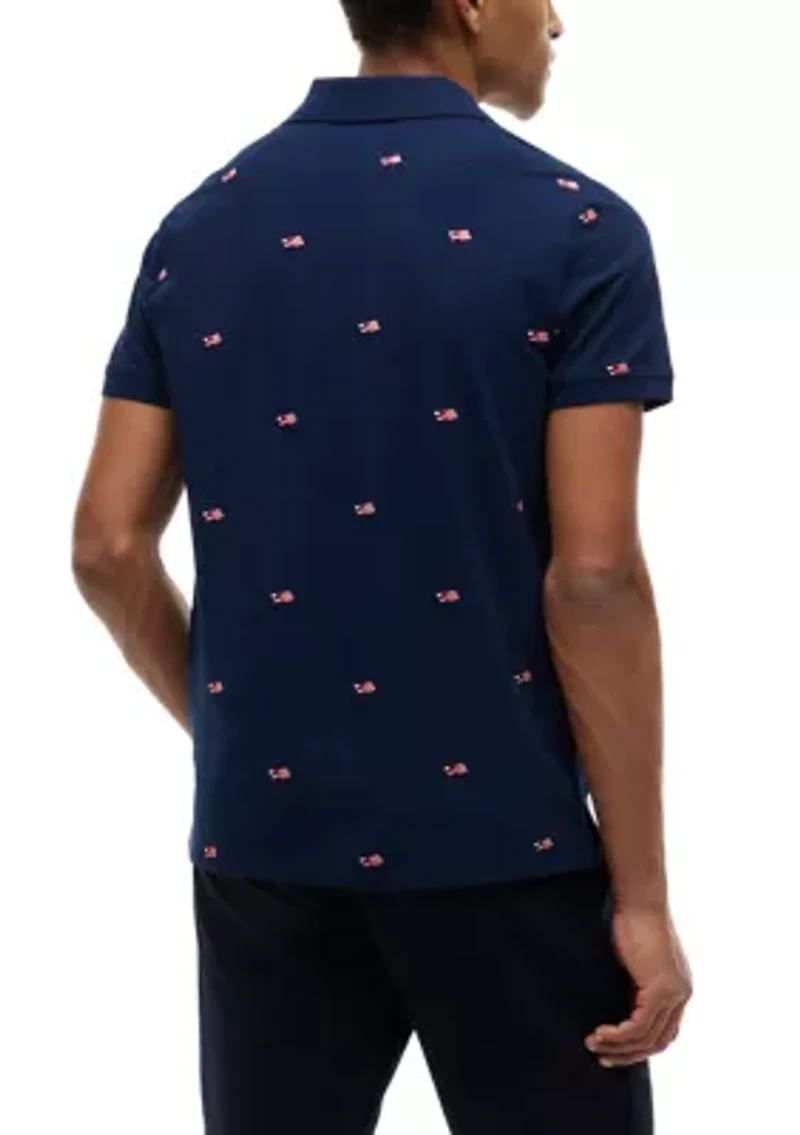 Men's Embroidered Polo Shirt