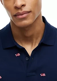 Men's Embroidered Polo Shirt