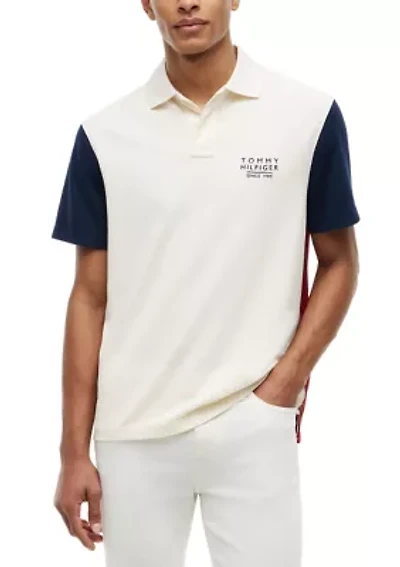Men's Colorblock Polo Shirt