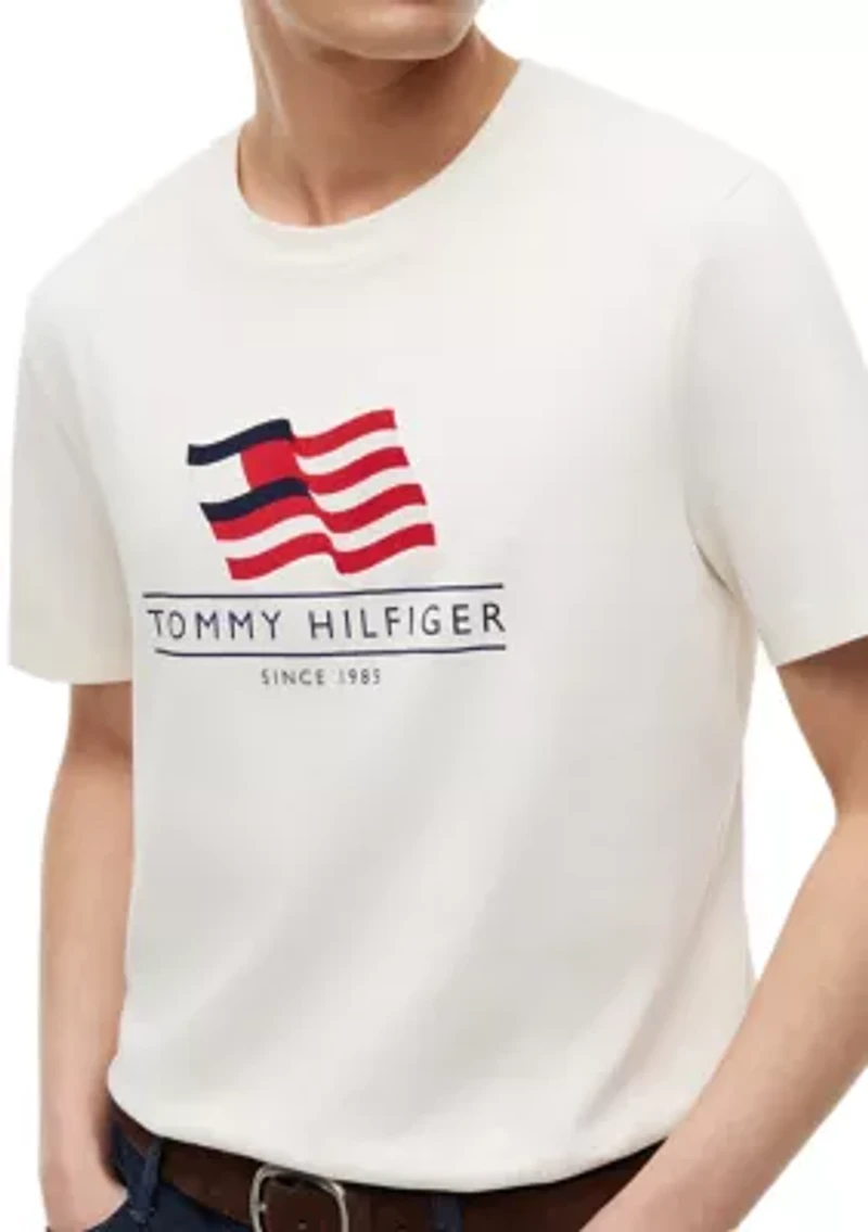 Men's Logo Flag Graphic T-Shirt