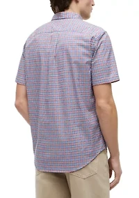 Men's Oxford Gingham Print Shirt