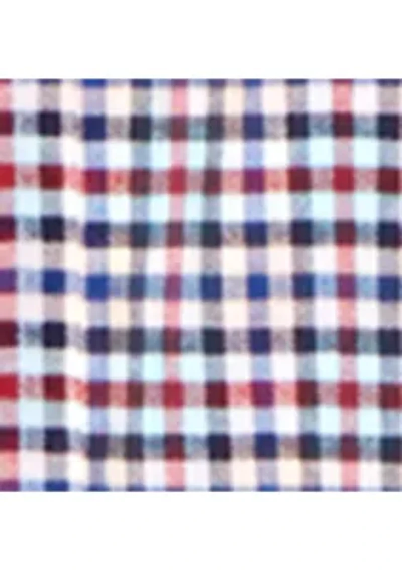 Men's Oxford Gingham Print Shirt
