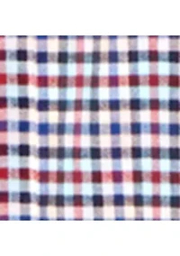 Men's Oxford Gingham Print Shirt