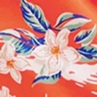 Tropical Print Swim Trunks