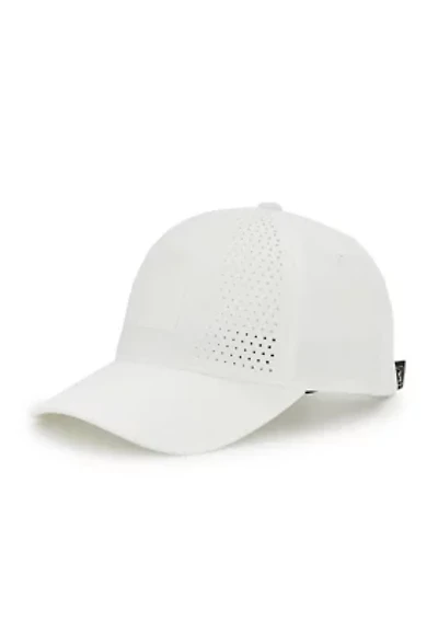 Men's Logo Ventilated Solid Color Baseball Cap
