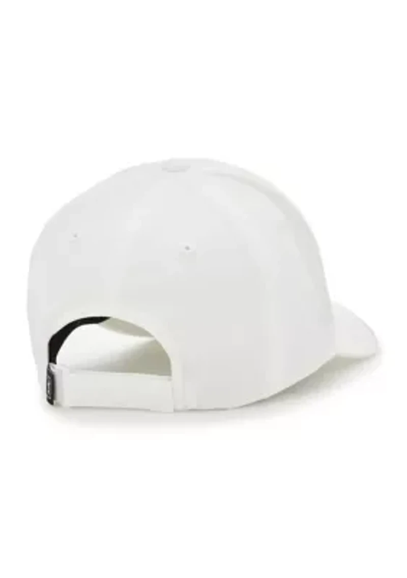 Men's Logo Ventilated Solid Color Baseball Cap