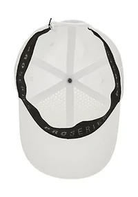 Men's Logo Ventilated Solid Color Baseball Cap