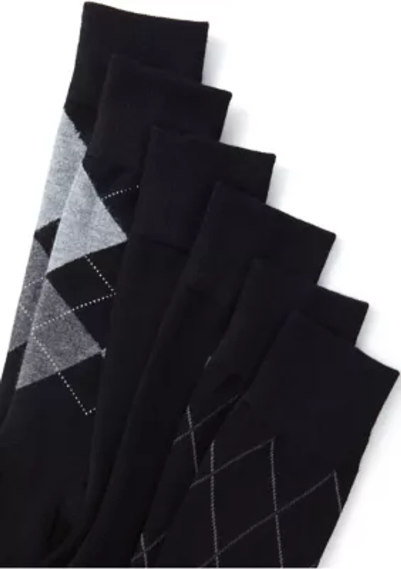 3 Pack of Printed Crew Socks