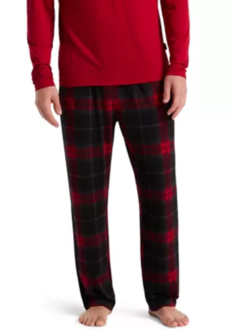 Men's Deluxe Touch Windowpant Plaid Pant