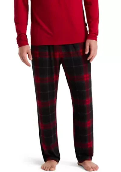 Men's Deluxe Touch Windowpant Plaid Pant