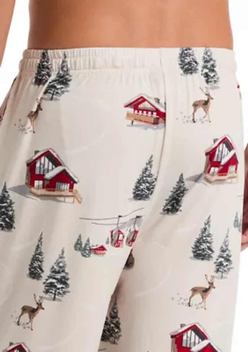 Deluxe Touch Snow Day Pajama Pants