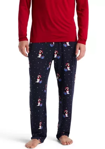 Men's King Charles Printed Deluxe Touch Pajama Pants