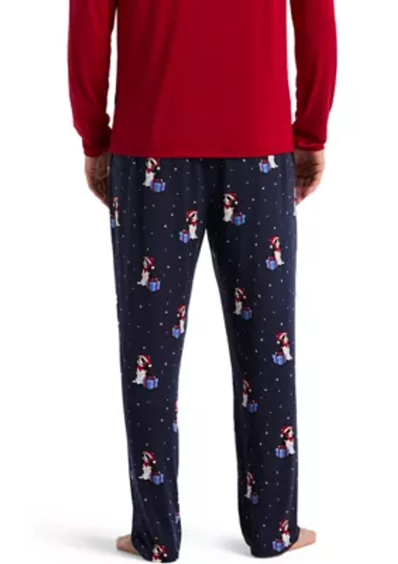 Men's King Charles Printed Deluxe Touch Pajama Pants