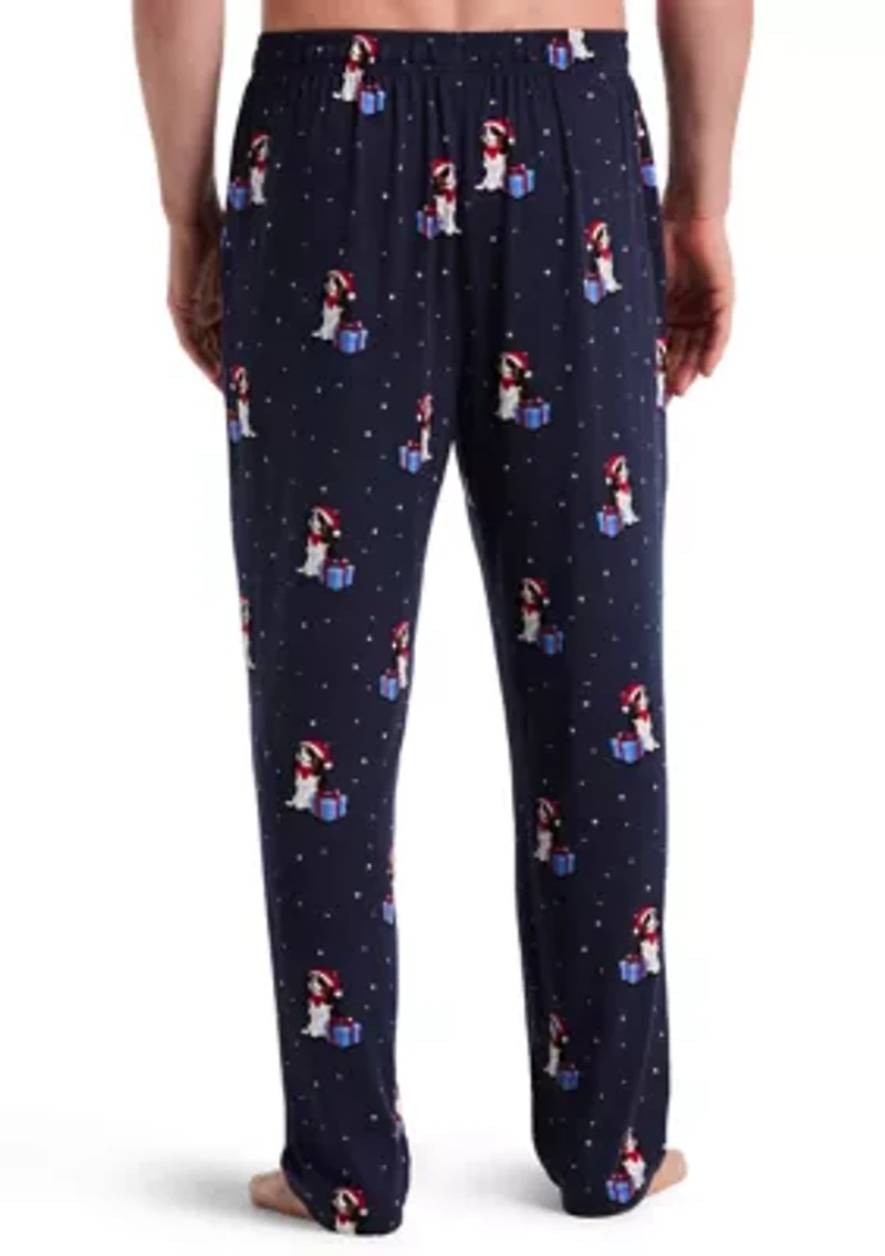 Men's King Charles Printed Deluxe Touch Pajama Pants