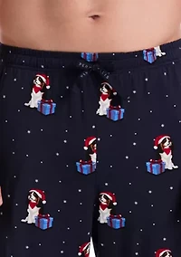 Men's King Charles Printed Deluxe Touch Pajama Pants