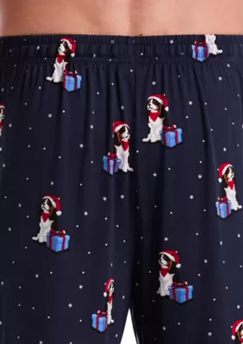 Men's King Charles Printed Deluxe Touch Pajama Pants