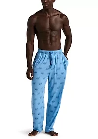 Men's Soft Touch Patterned Jersey Sleep Pants