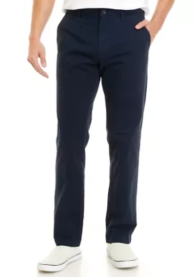 Men's Flat Front Twill Pants