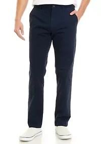 Men's Flat Front Twill Pants