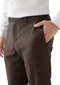 Men's Full Fashion Bengaline Crosshatch Pants