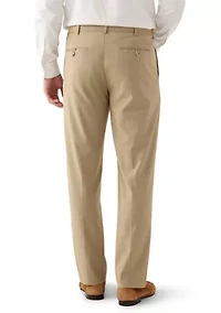 Men's Straight Fit Solid Dress Pants