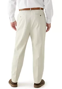 Big & Tall Straight Leg Flat Front Pants