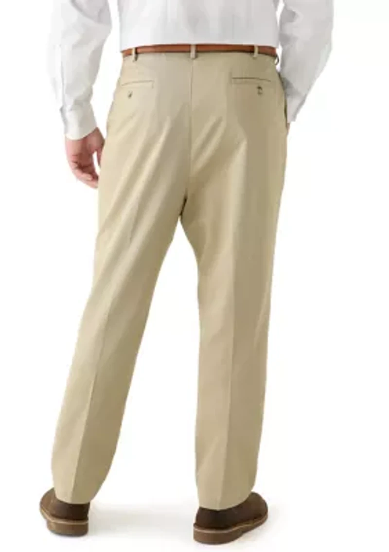 Big & Tall Straight Leg Flat Front Pants
