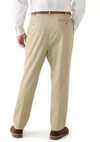 Big & Tall Straight Leg Flat Front Pants