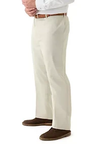 Big & Tall Straight Leg Flat Front Pants