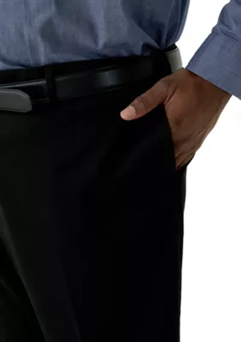 Big & Tall Straight Leg Flat Front Pants