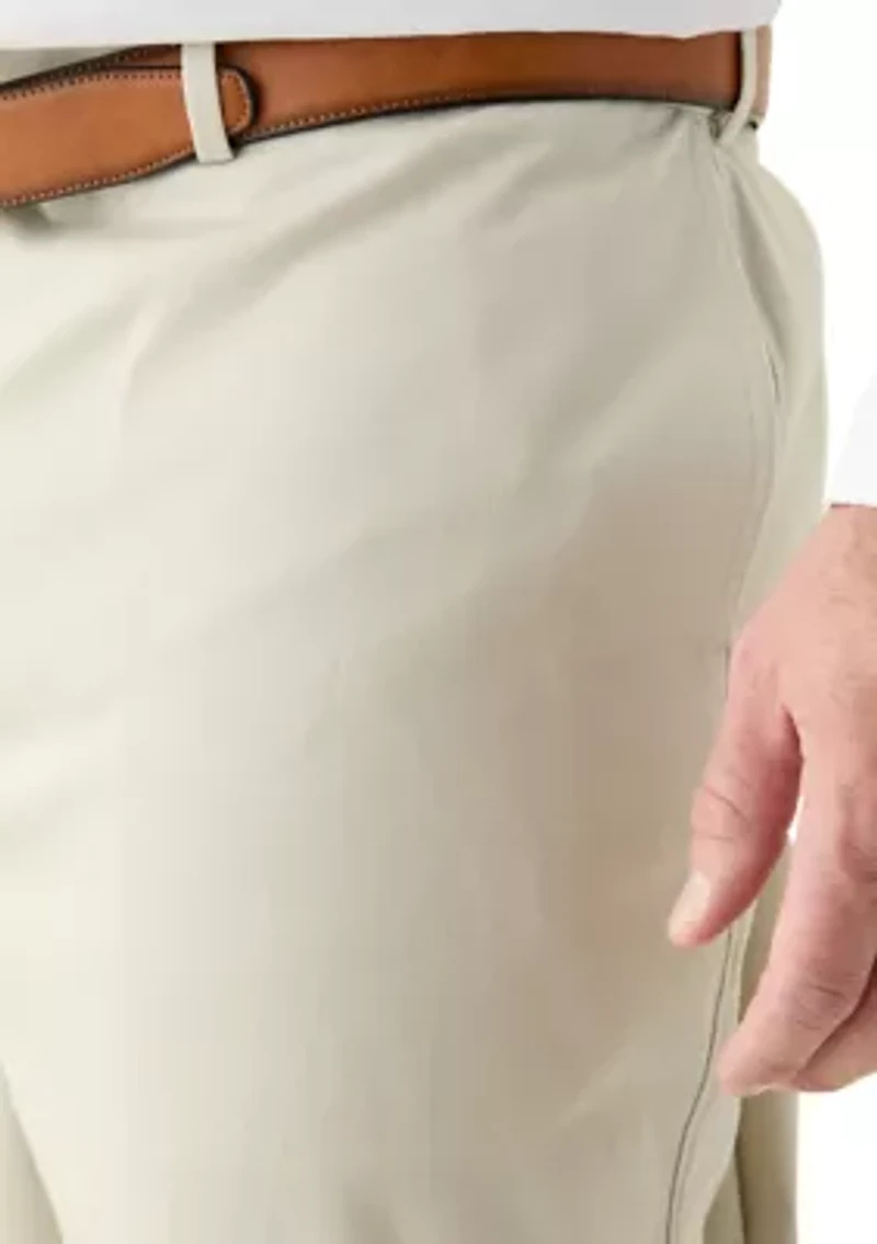 Big & Tall Straight Leg Flat Front Pants