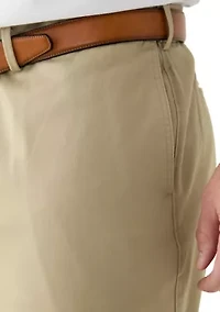 Big & Tall Straight Leg Flat Front Pants