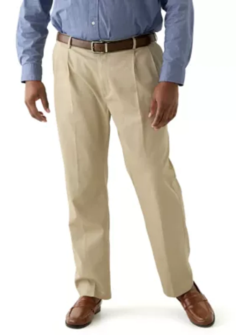 Big & Tall Pleated Pants
