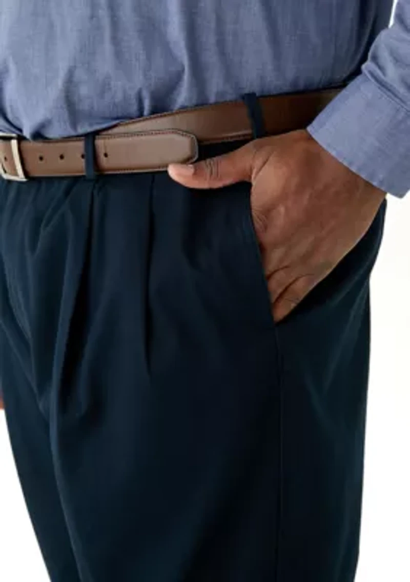 Big & Tall Pleated Pants