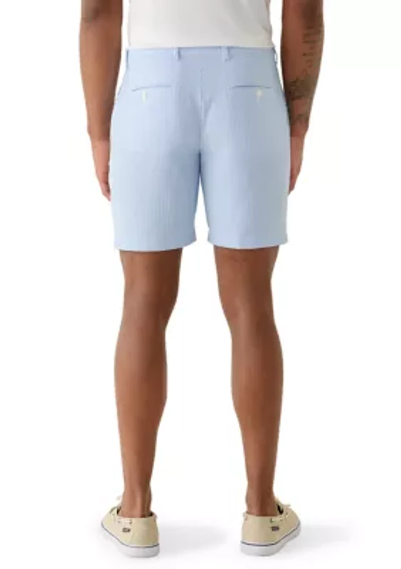 Men's 8" Motion Flat Front Shorts